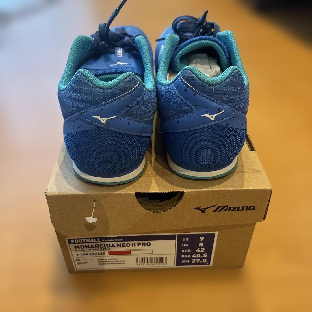 Mizuno スパイクシューズ 青/緑