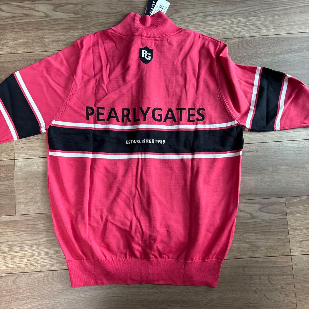 【新品　未使用】PEARLY GATES LAYER ピンク シャツ サイズ6