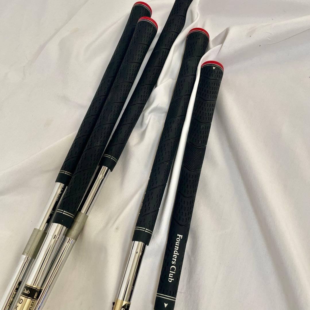 Founders club deltoid black アイアン 5本セット