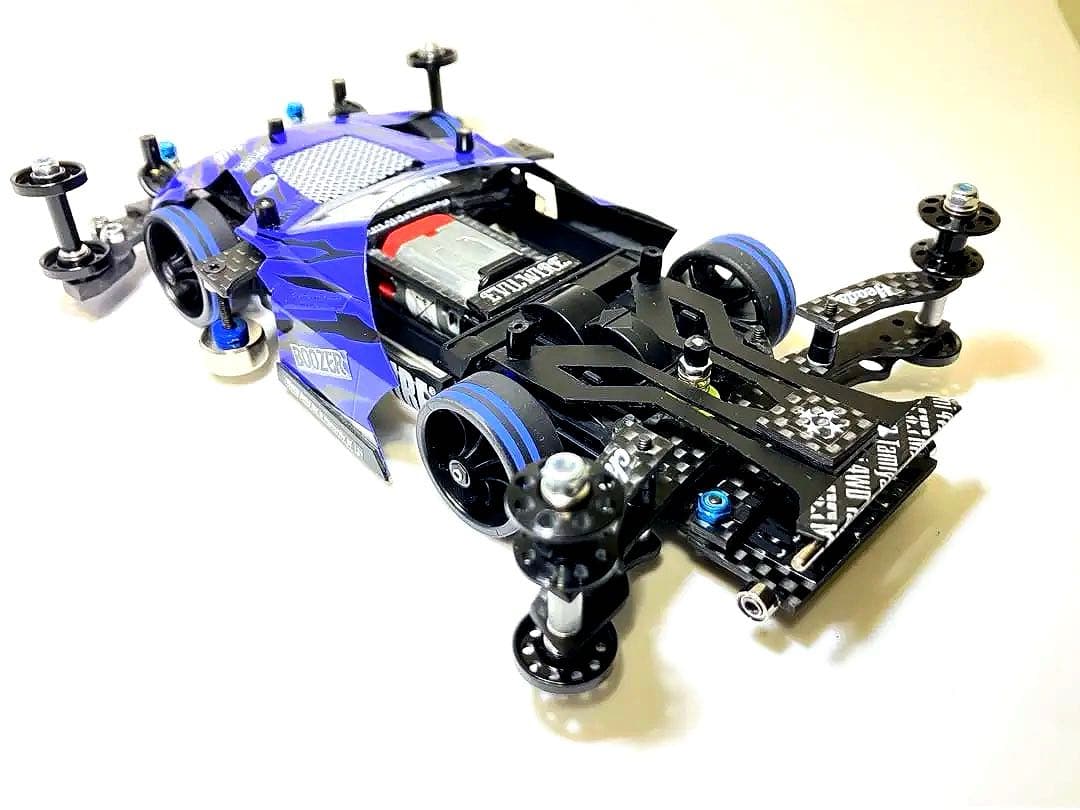 早い者勝ち！ミニ四駆　完成品　MSフレキ　TRF Works Jr.