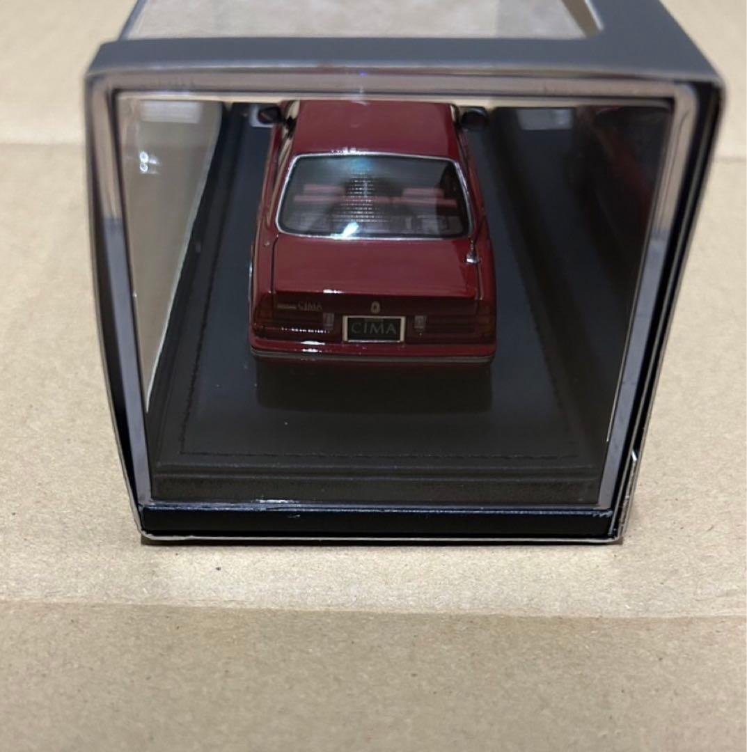 激レア!! 日産 Y31シーマ イグニッションモデル ミニカー レッドパール