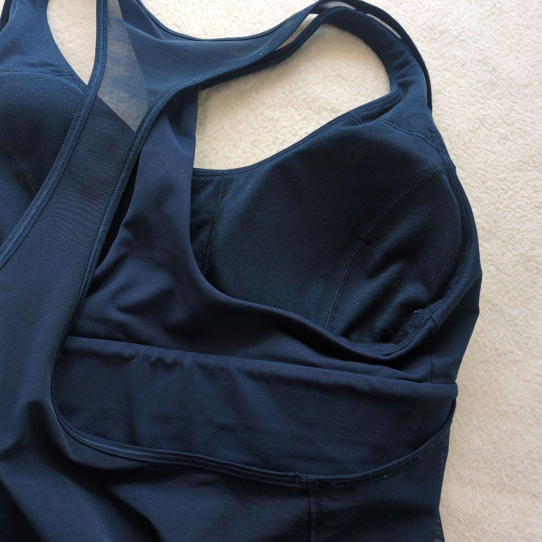 ルルレモン　lululemon　ヨガトップス　タンクトップ　サイズ8　ネイビー