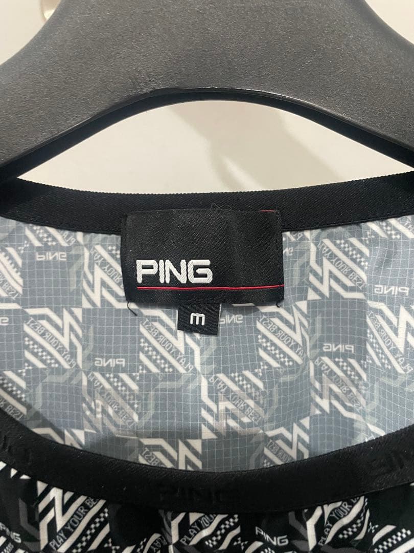 PING ストレッチリップストップ2WAYブルゾン　Mサイズ