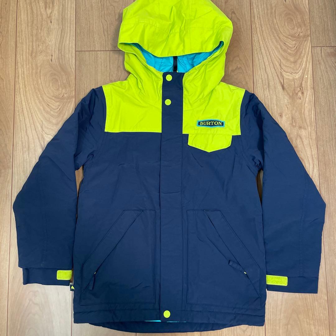BURTON 子ども用スノーボードウェア ネイビー/ライム　120センチ