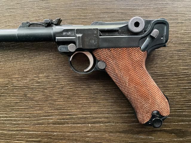 タナカ Luger P08 8inch“1914 Erfurt”version