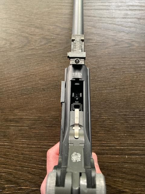 タナカ Luger P08 8inch“1914 Erfurt”version