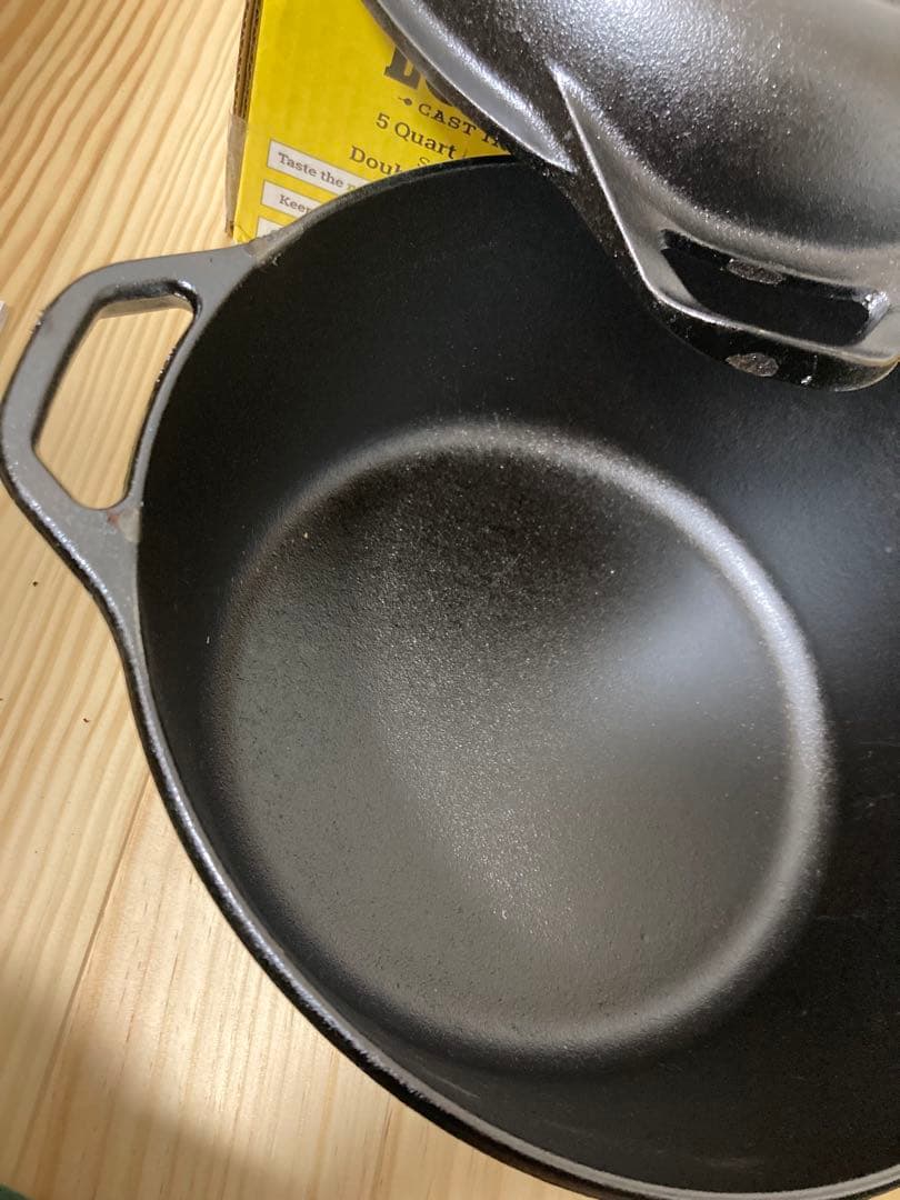 新品　ロッジ ダブルダッチオーヴン L8DD3　キャンプ　スキレット