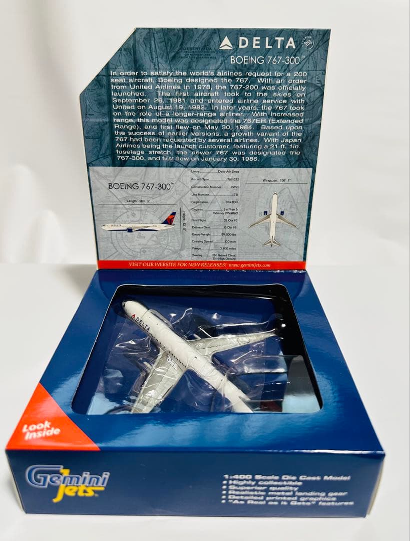 Gemini 1/400 767-300 デルタ航空 Delta