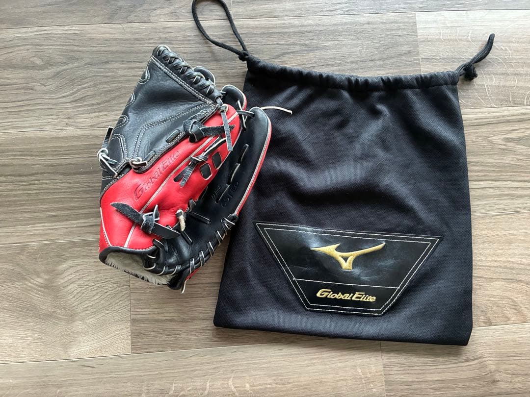 美品！Mizuno Global Elite 軟式グローブ 投手用