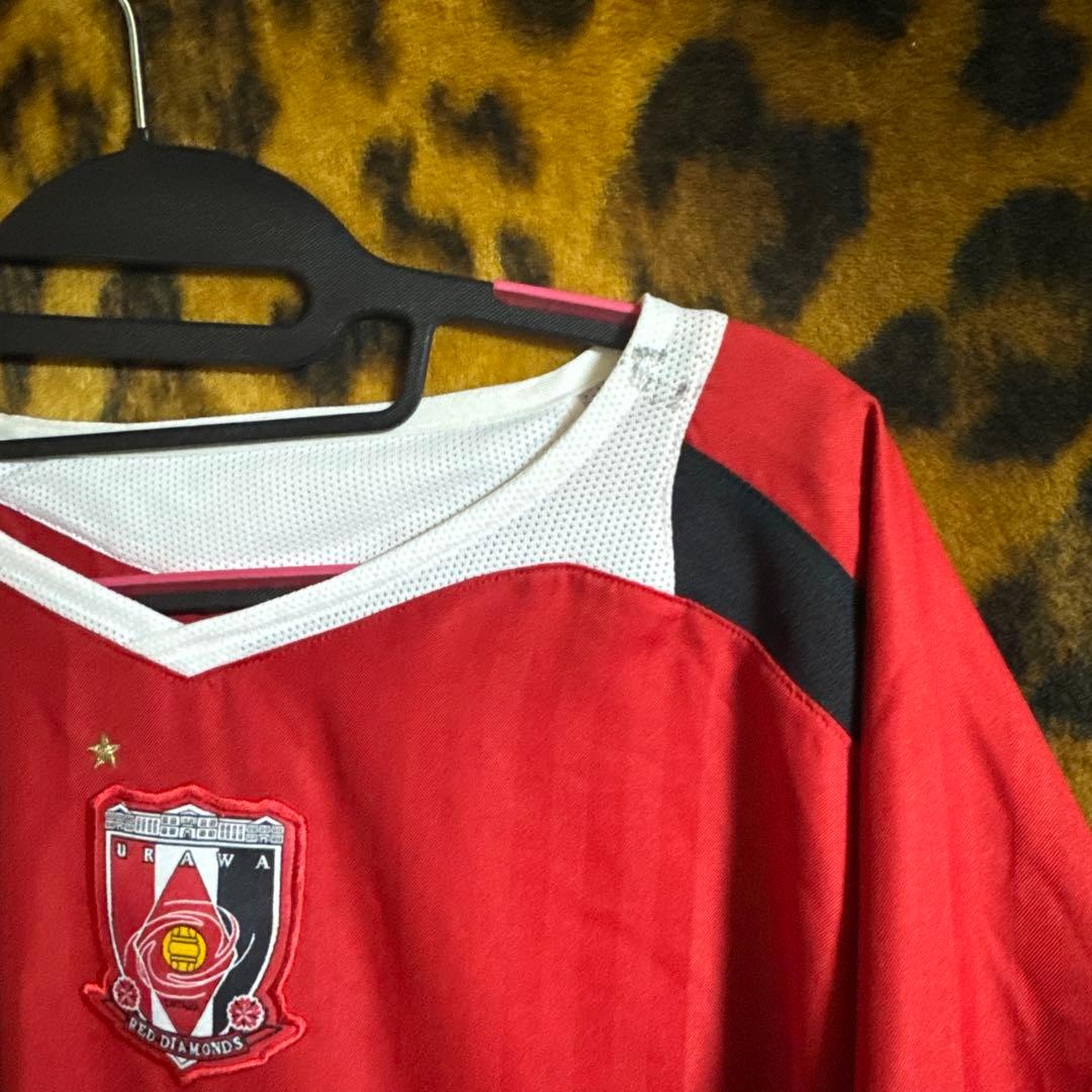 浦和レッズ　堀之内　XXL size J league サッカー　プリント劣化有
