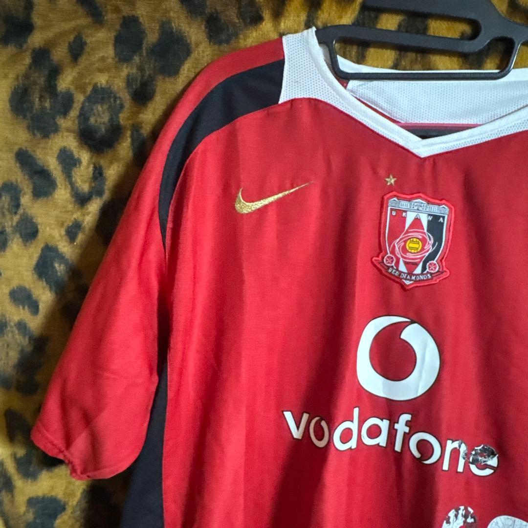 浦和レッズ　堀之内　XXL size J league サッカー　プリント劣化有