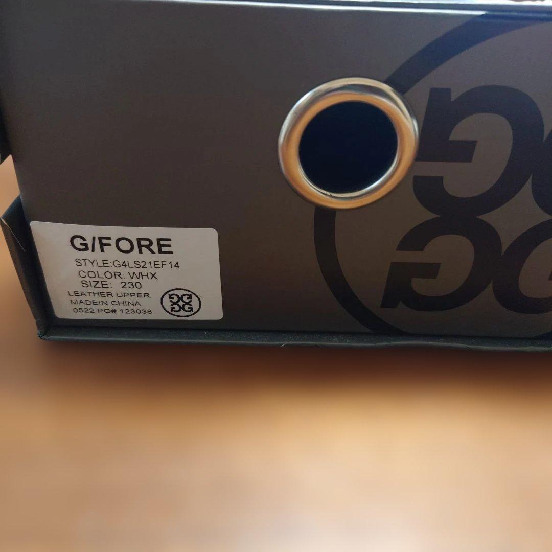 G/FORE フリンジ付きホワイトスニーカー