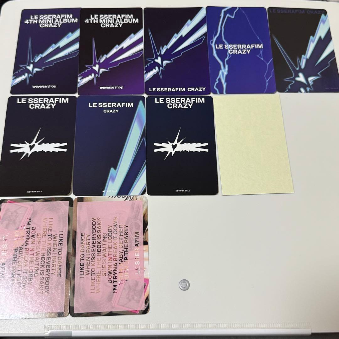 LE SSERAFIM ルセラ CRAZY トレカ 咲良 サクラ 特典 封入