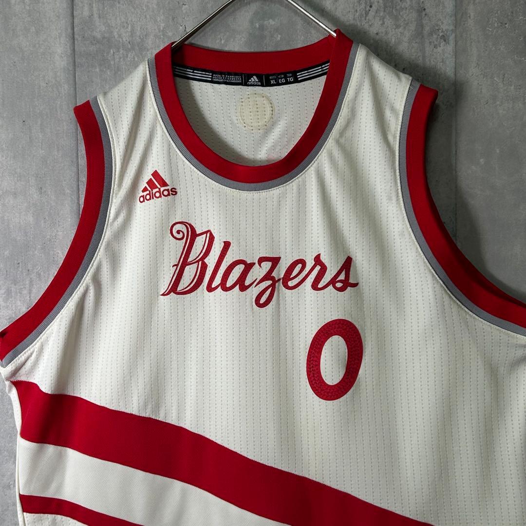 adidas NBA ブレイザーズ リラード ユニフォーム XL #0