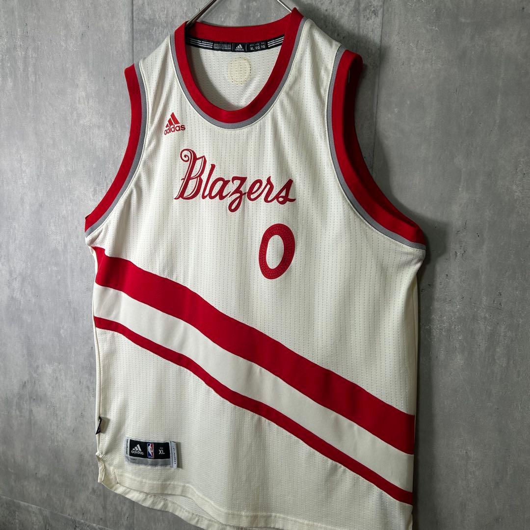 adidas NBA ブレイザーズ リラード ユニフォーム XL #0