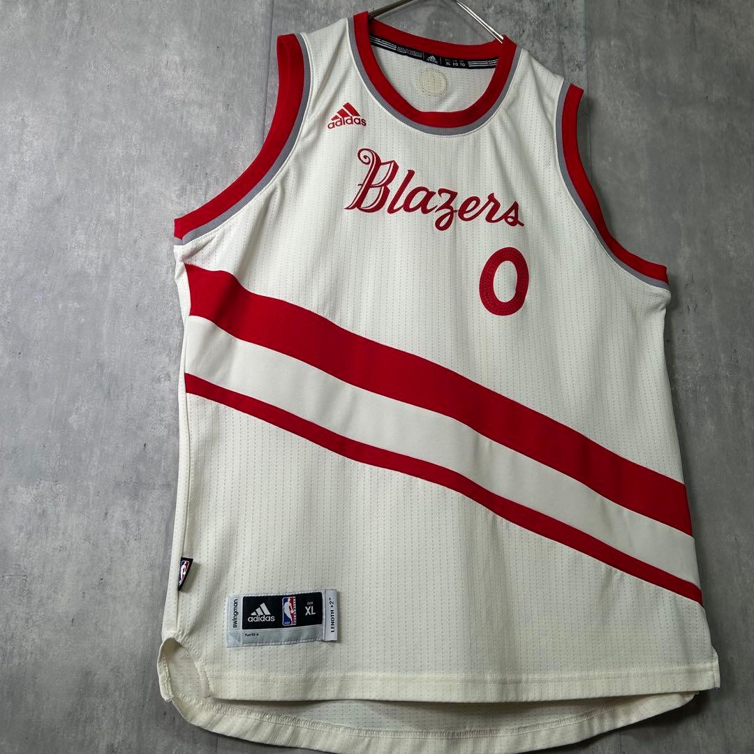 adidas NBA ブレイザーズ リラード ユニフォーム XL #0