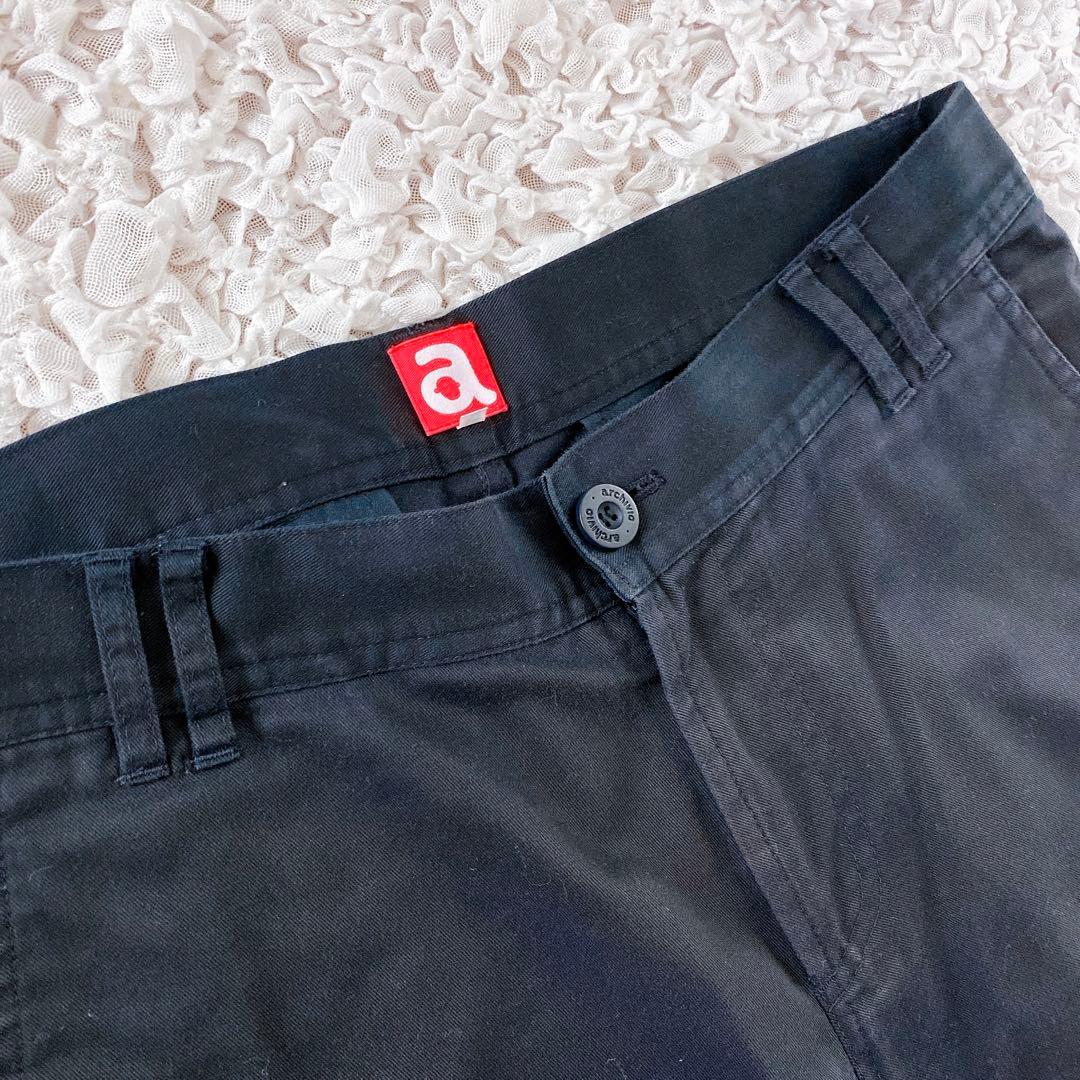 アルチビオ ARCHIVIO✩.*˚ゴルフ パンツ クリーニング済み 黒 48