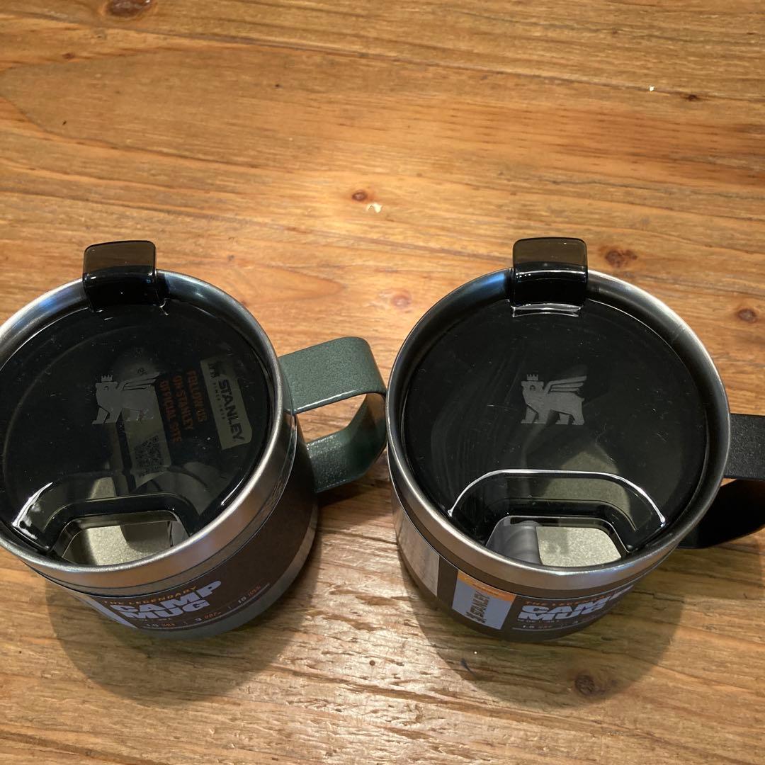 スタンレー　真空マグ　12oz グリーン・ブラックセット