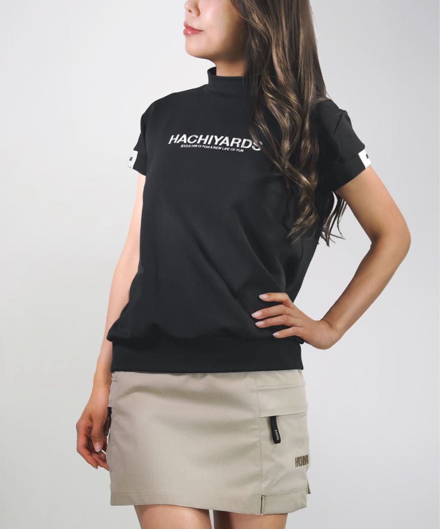 専用【新品タグ付】HACHIYARDS ♪完売MockNeck 5Gブラック M