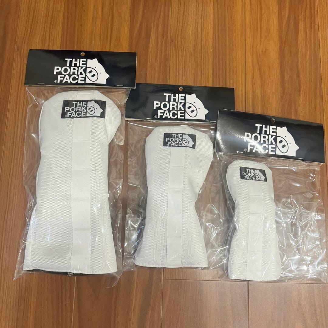 新品未使用/THE PORK FACEゴルフキャディバッグ+ヘッドカバーセット