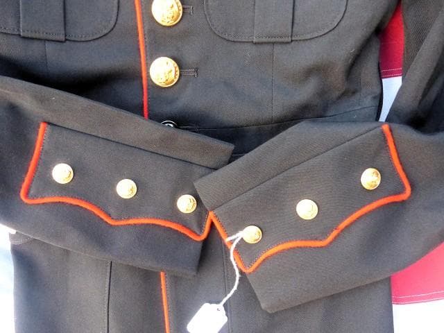 米軍実物 未使用 USMC ブルードレス ジャケット　32S　DB73