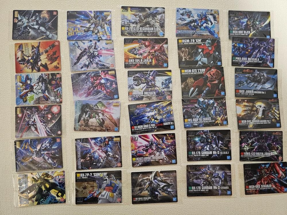 ガンプラパッケージアートコレクション　169枚