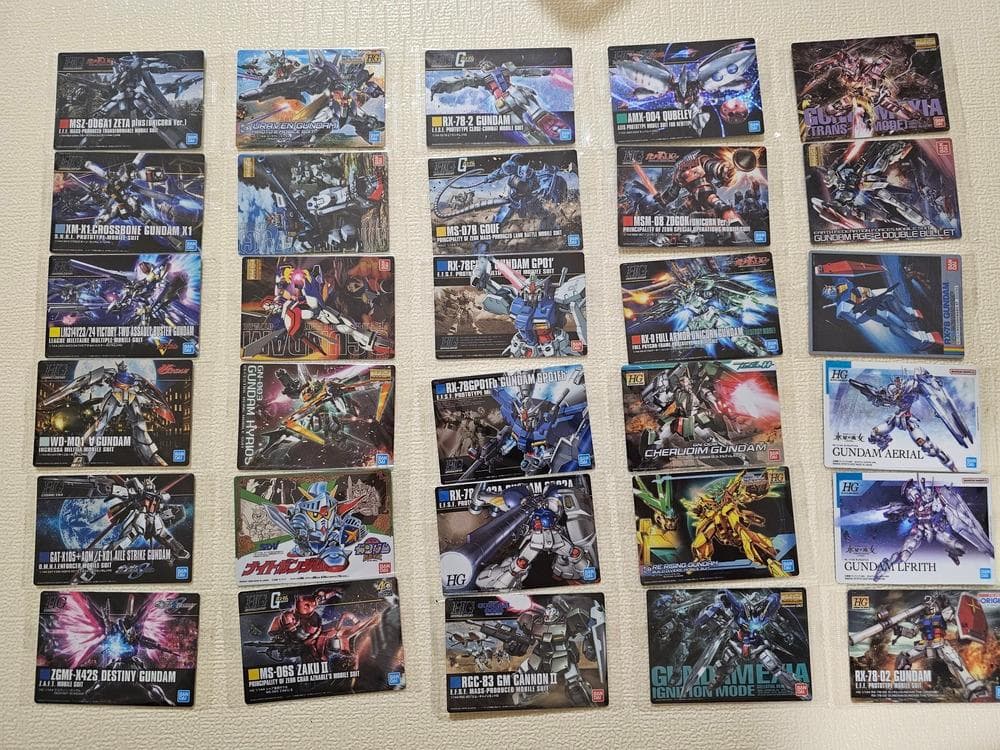 ガンプラパッケージアートコレクション　169枚