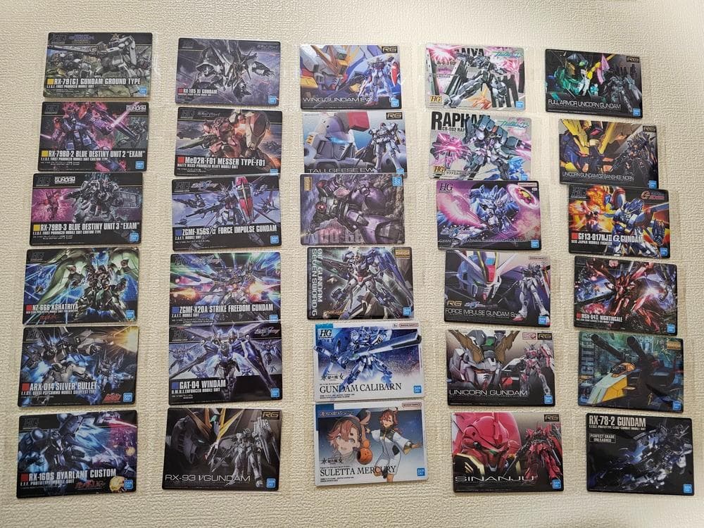 ガンプラパッケージアートコレクション　169枚