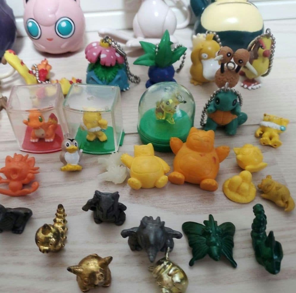 【まとめ売り】ポケモン105体　キーホルダー　スタンプ　ソフビ　メタル