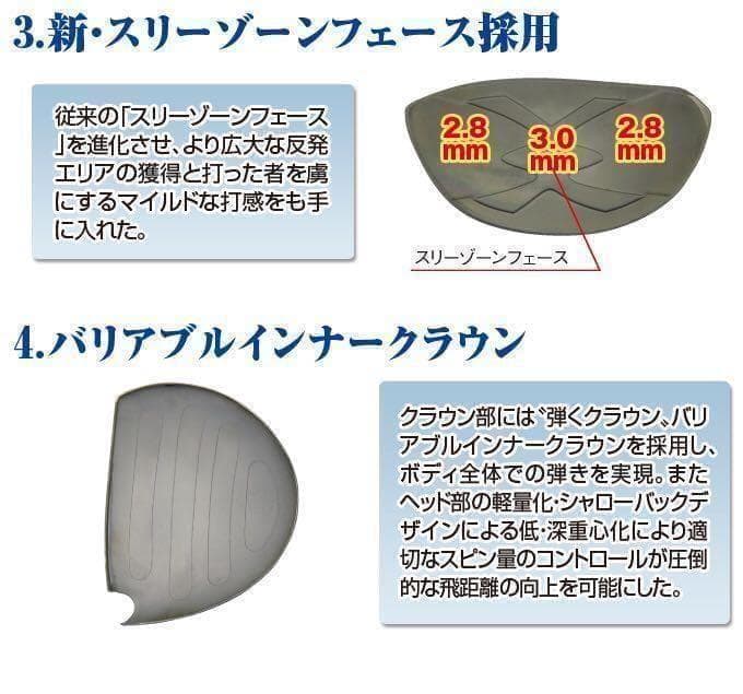 【左ヘッドのみ】シニア日本一404Y飛んだ★マキシマックス 限界反発レフティ誕生