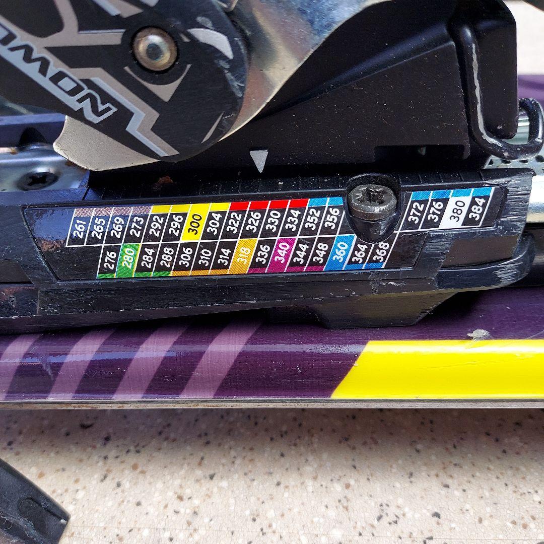 SALOMON SX 165cmスキー板 ビンディング付き