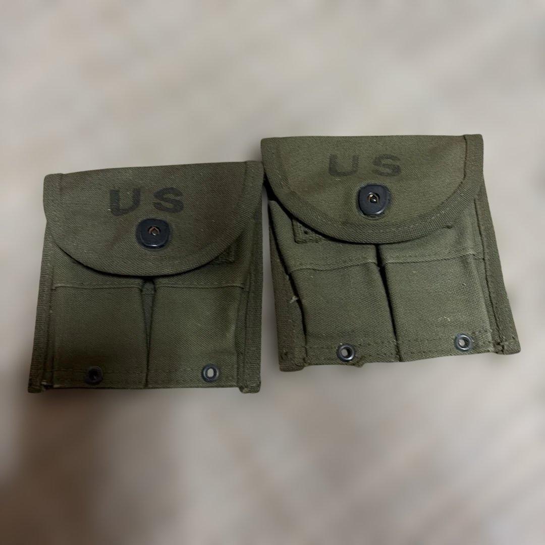 US刻印オリーブドラブポーチ