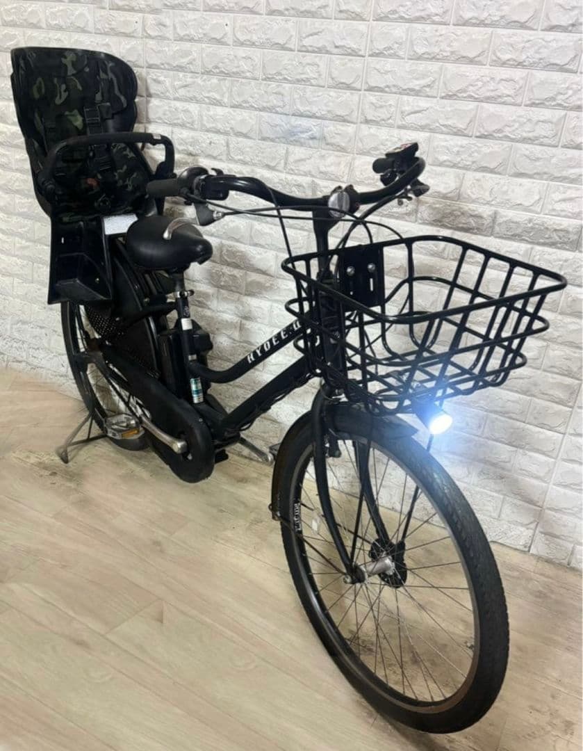✨美品✨室内保管✨純正チャイルドシート使用✨ブリヂストンハイデ子供乗せ電動自転車