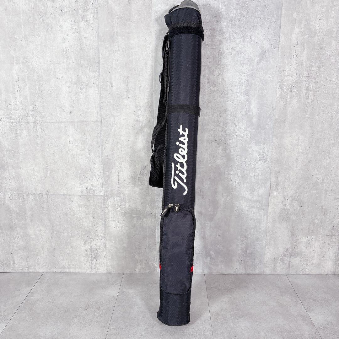 T454 Titleist タイトリスト ゴルフ クラブケース 筒型 黒 練習