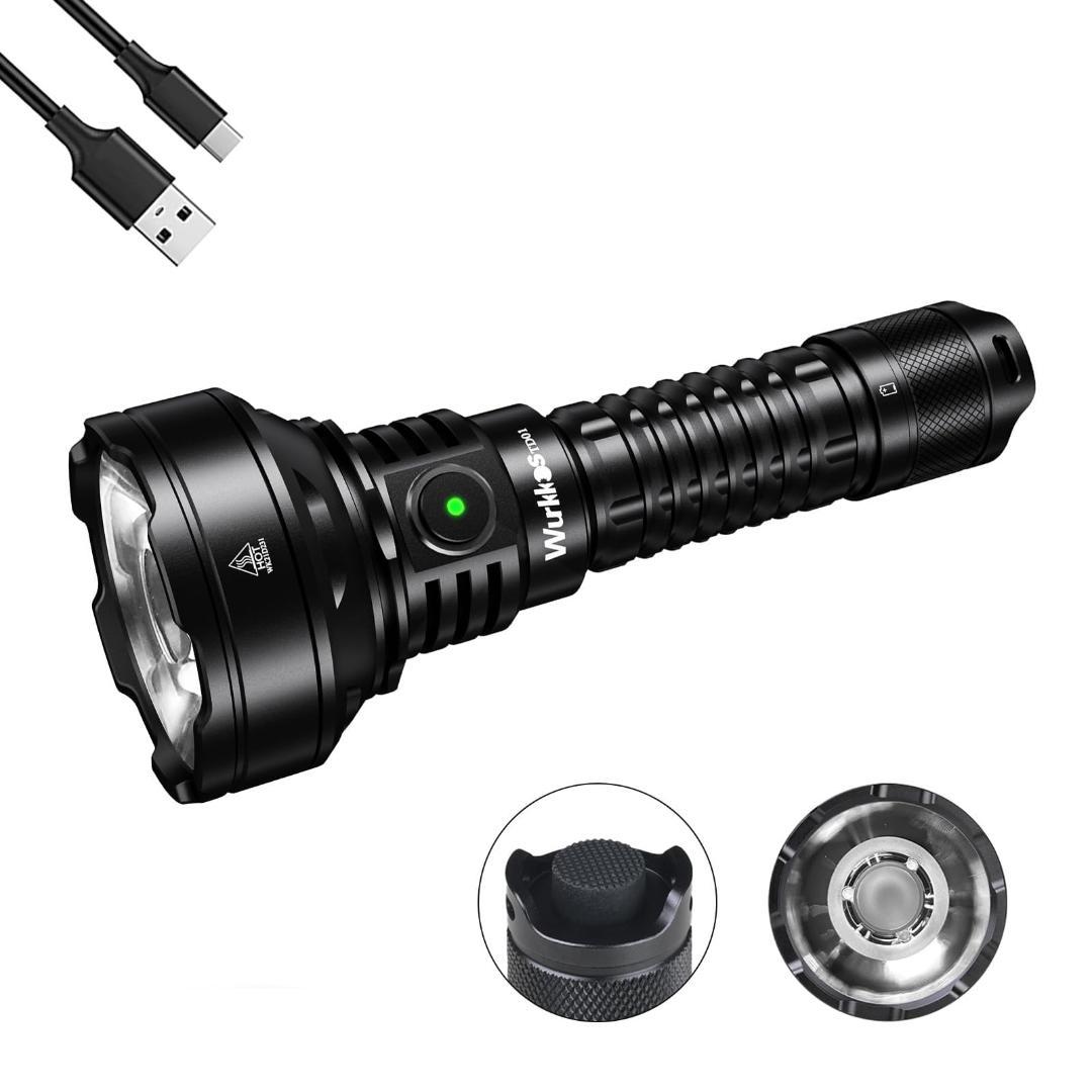新品 Wurkkos TD01C懐中電灯 led 強力 1039M超強遠射 戦術