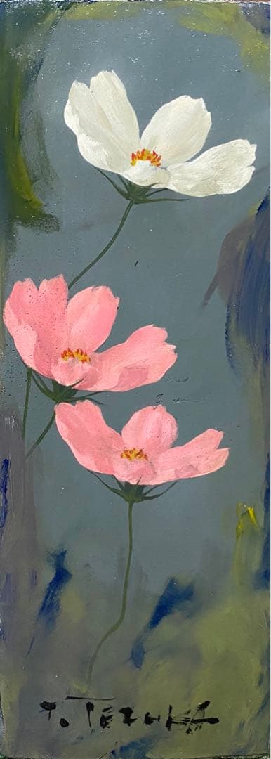極小の油絵ミニアチュール、サイズはタバコ2〜3個分