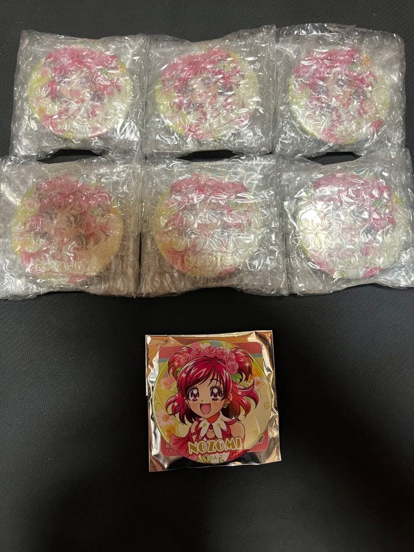 公*o様 夢原のぞみ　缶バッジ7個セット　ハルカノゾムミライノハナ　アイドルプリ