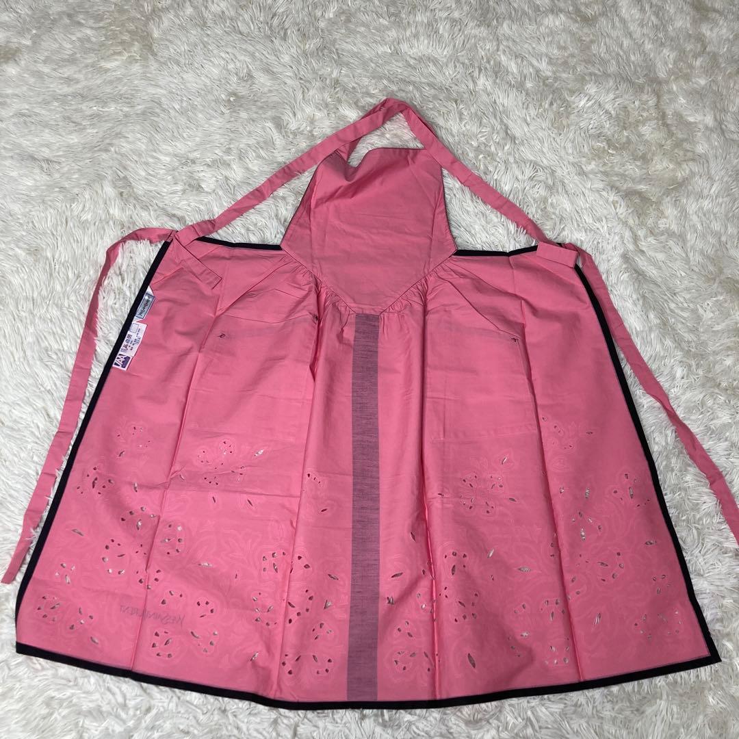 ✨未使用タグ付き品✨ イヴサンローラン エプロン ピンク 花柄 ポケット付き