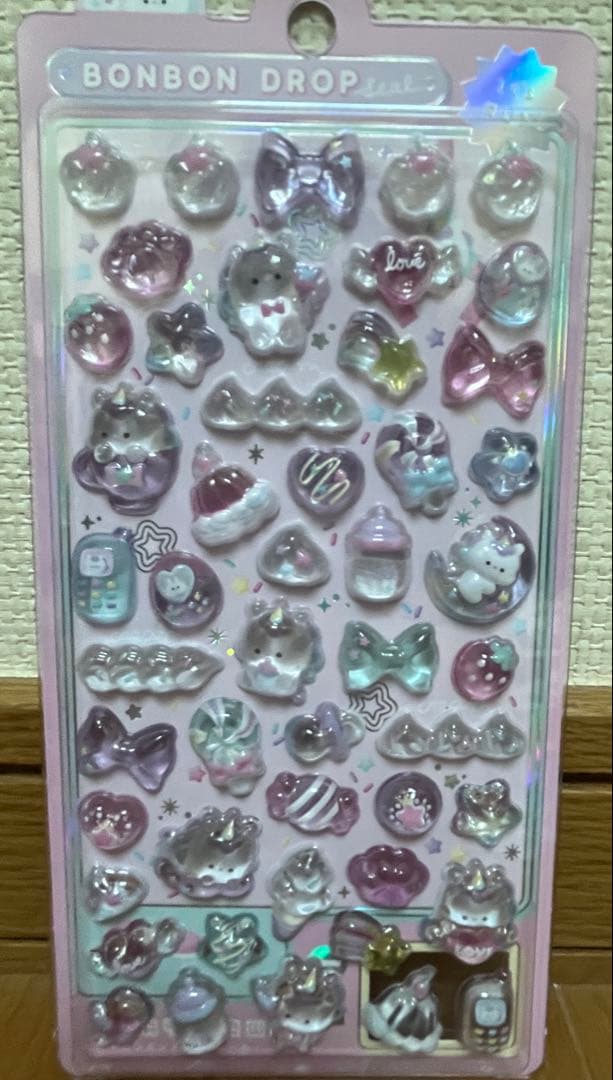 ボンボンドロップシール はちみつ　ゆにこん　にーはお　しまえな　正規品