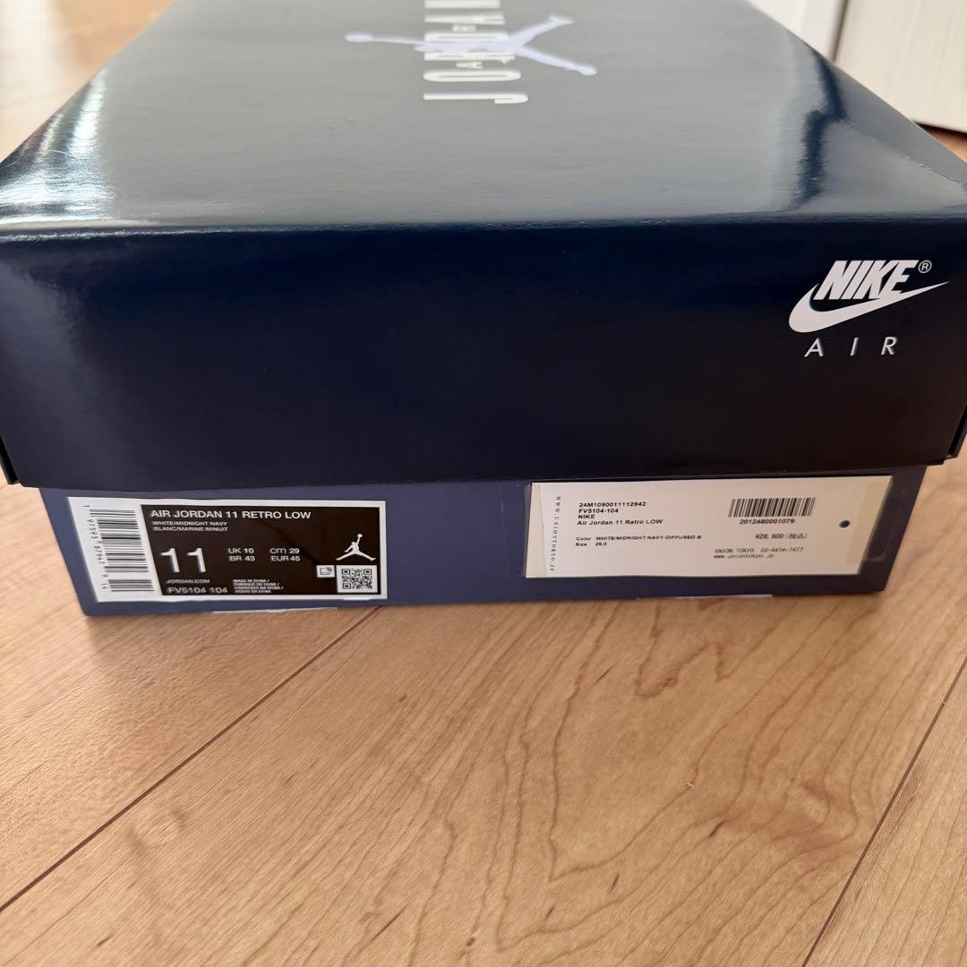 シューズ(男性用) AIR JORDAN 11 RETRO LOW 29 cm