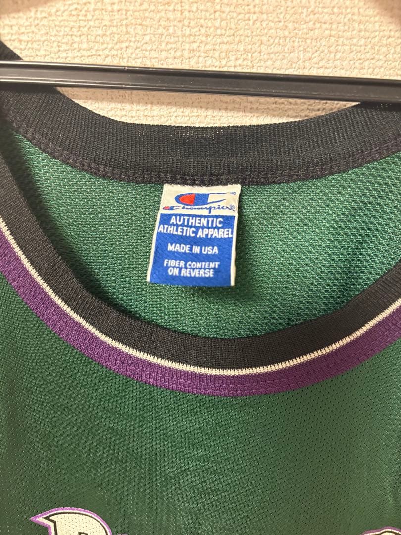 90s USA製 Champion NBA BUCKS #13 XL タグ付き