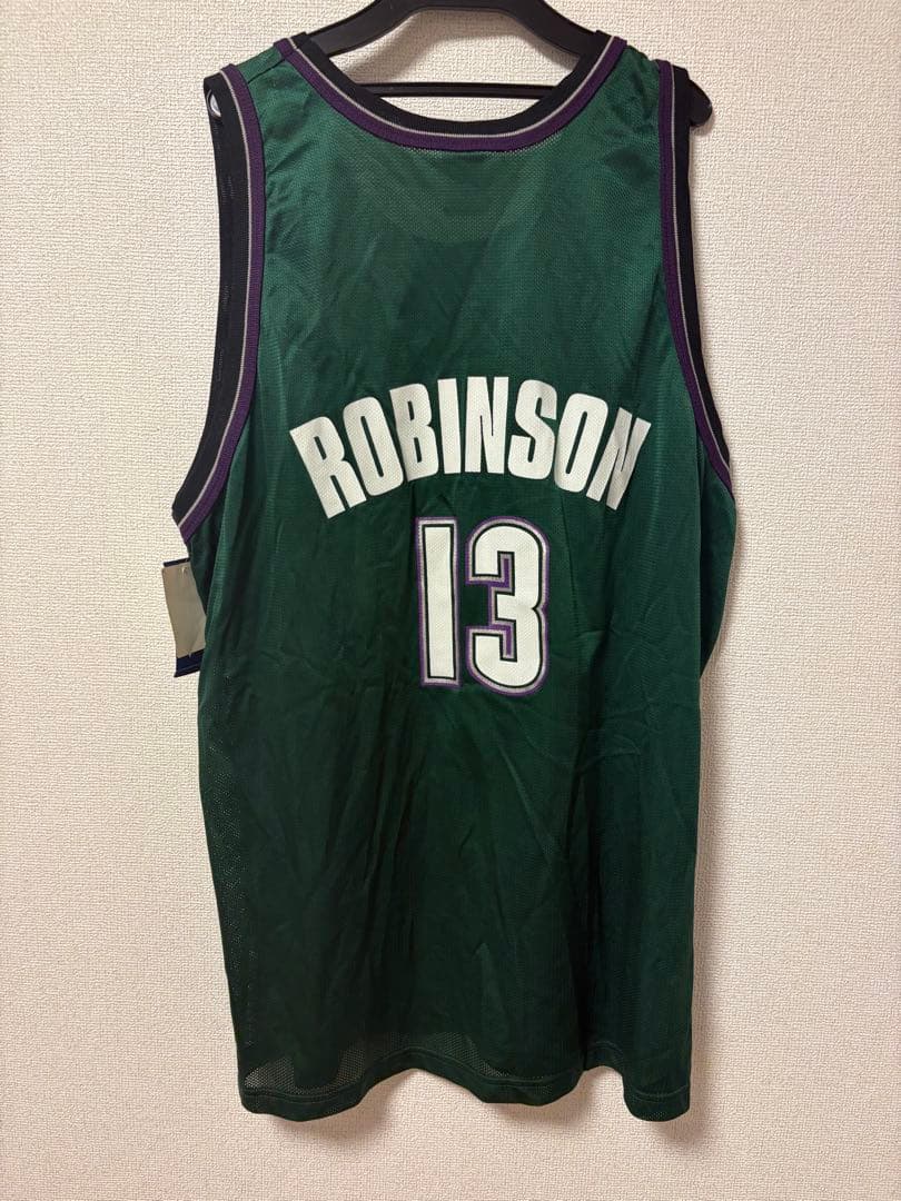 90s USA製 Champion NBA BUCKS #13 XL タグ付き