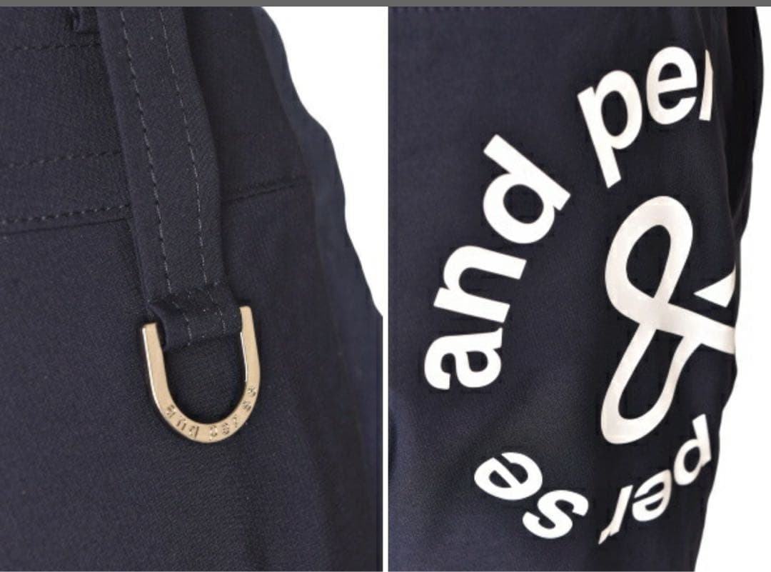 ネイビー ゴルフパンツ and per se