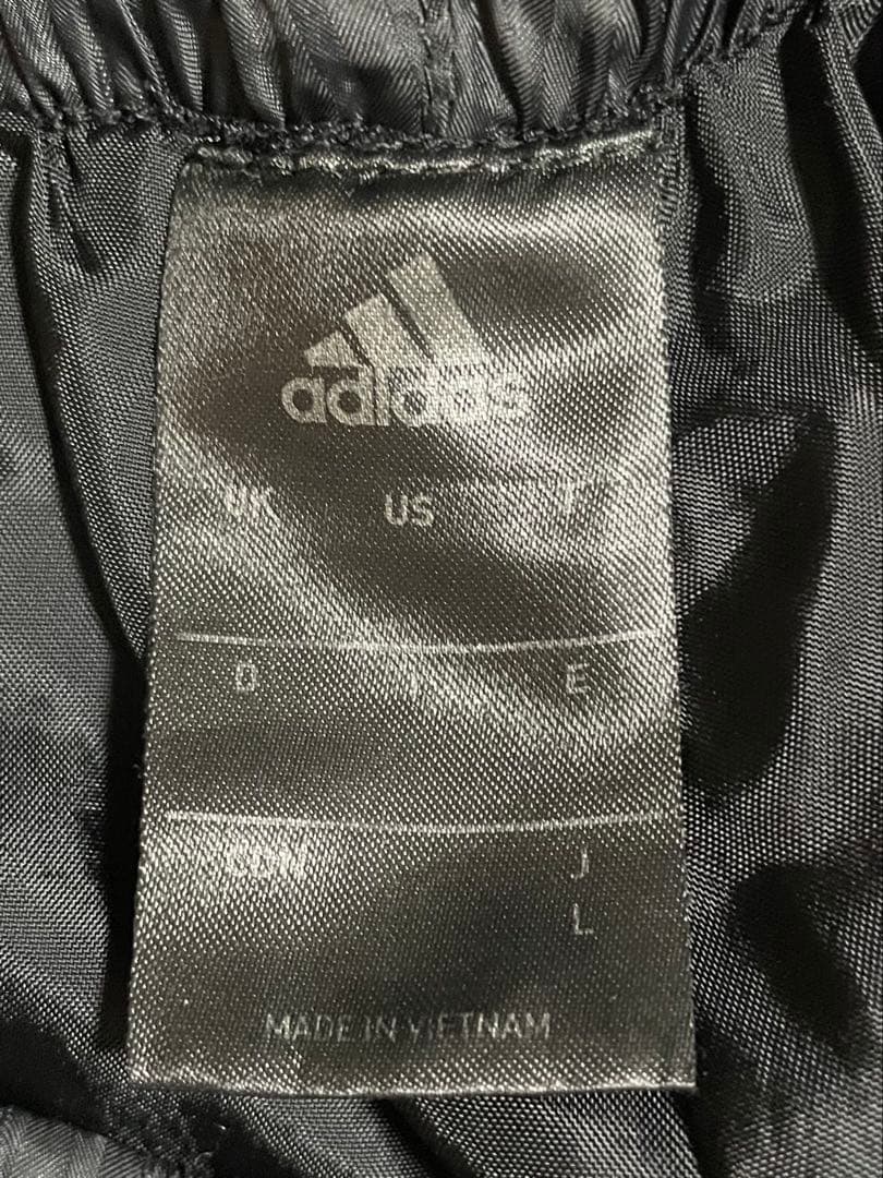 アディダス adidas ウインドブレーカー ウォーマー 上下セットアップ 黒