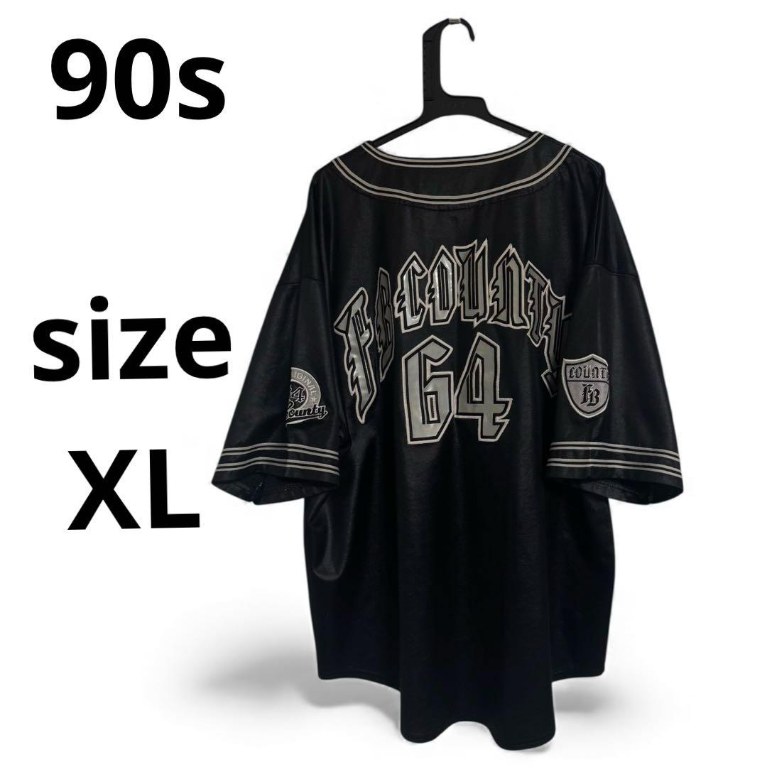 FB County Baseball shirt ゲームシャツ 90s レア