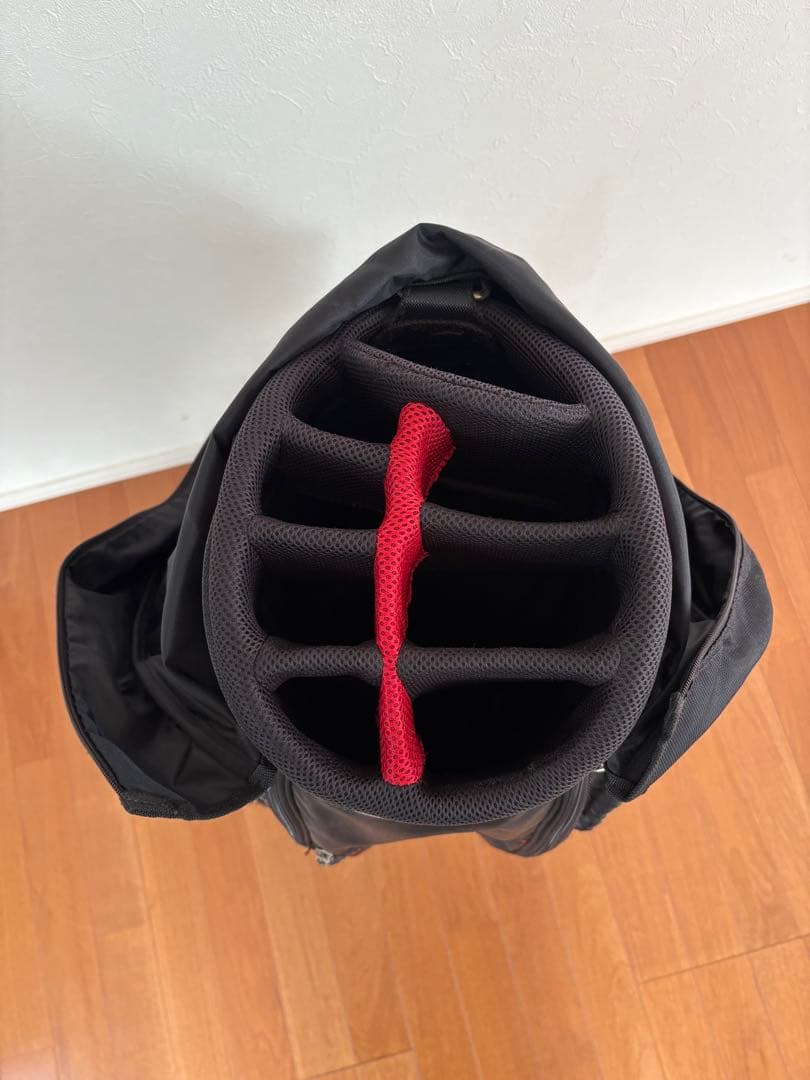 Titleist ゴルフバッグ 黒 赤