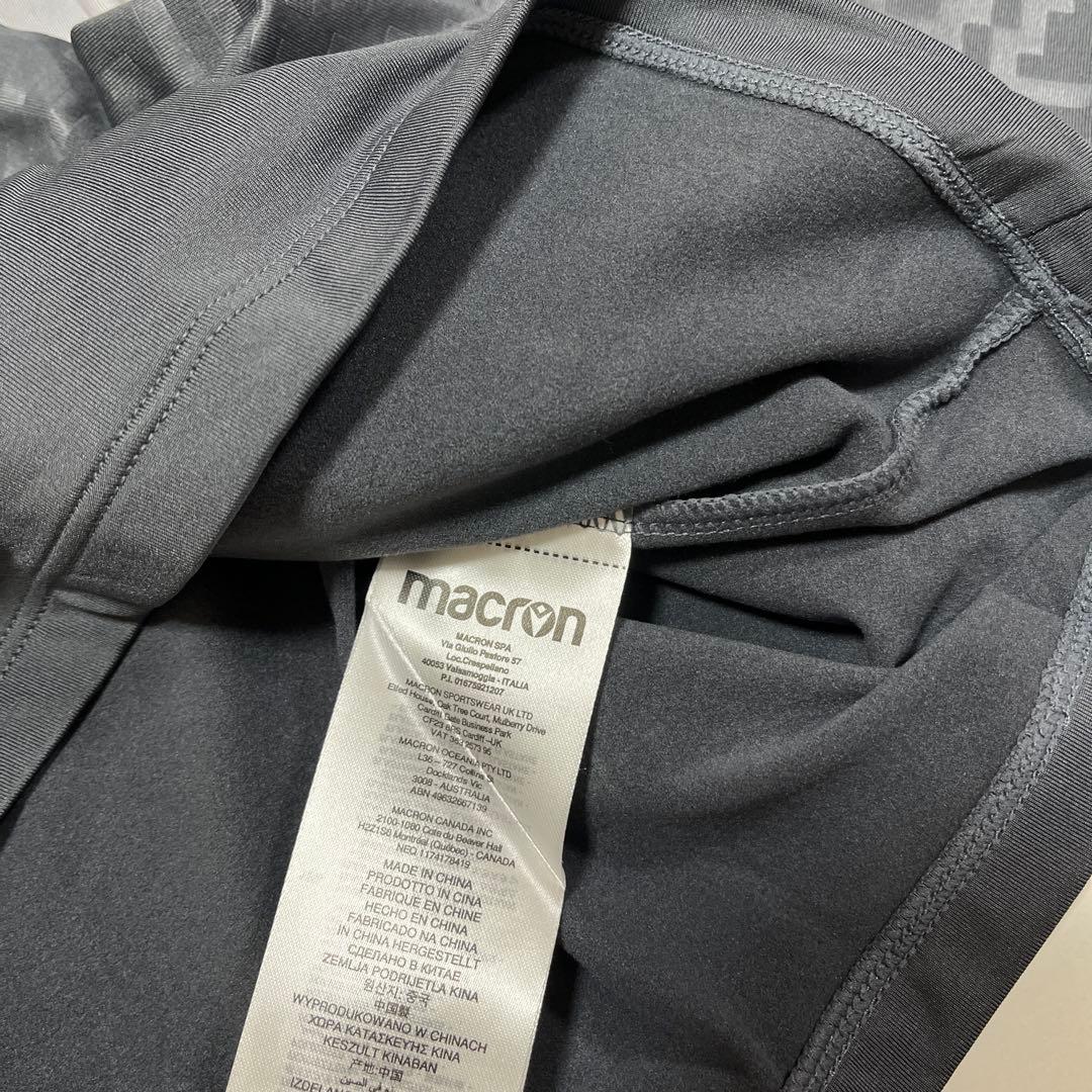 macron レクサム 長袖トレーニングウェア Mサイズ ハーフジップ