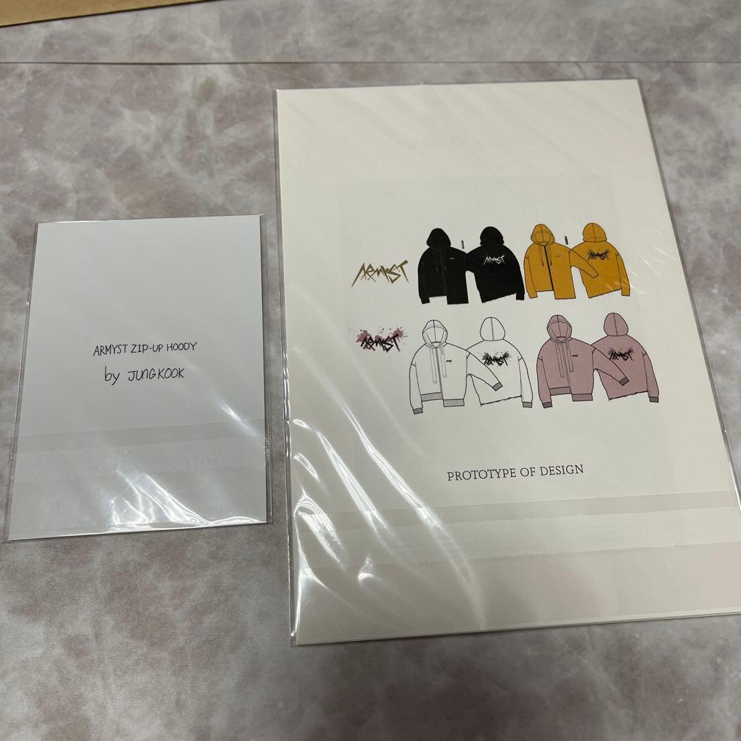 BTS JUNGKOOK アーティストメイド パーカー L ピンク フーディ