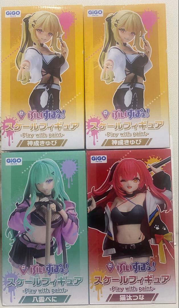 ぶいすぽっ！GIGO限定スケールフィギュア vol.7＆vol.8 4個セット