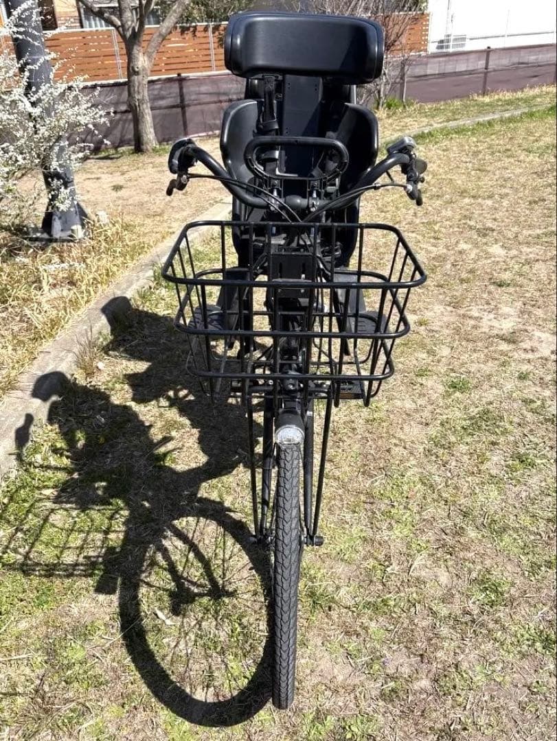 【美品】使用半年✧*。電動自転車26インチ チャイルドシート付